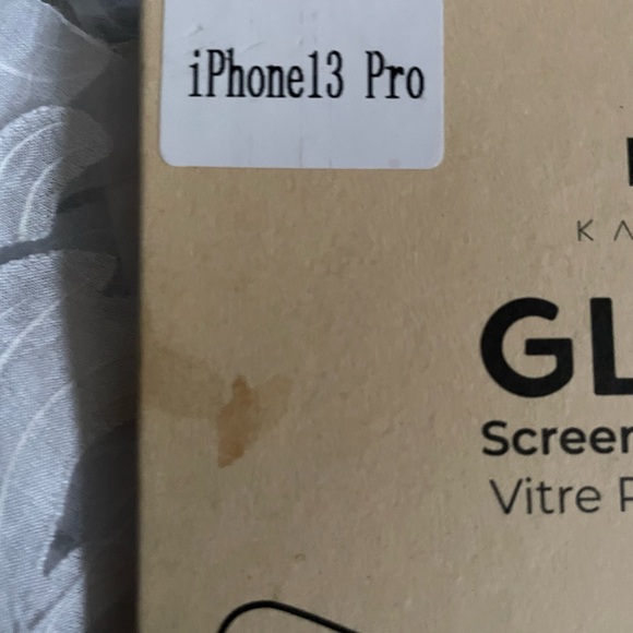 KM Glass Screen Protector iPhone13 Pro New in original unopened pkg - Picture 4 of 4